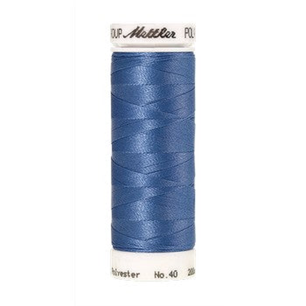 Mettler embroidery thread spool in Tufts Blue (3631) - 40wt 200m