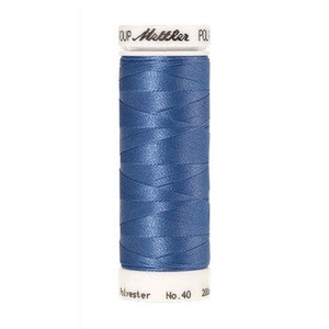 Mettler embroidery thread spool in Tufts Blue (3631) - 40wt 200m