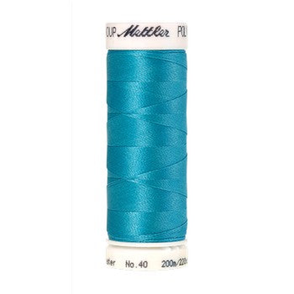 Mettler embroidery thread spool in Turquoise (4111) - 40wt 200m
