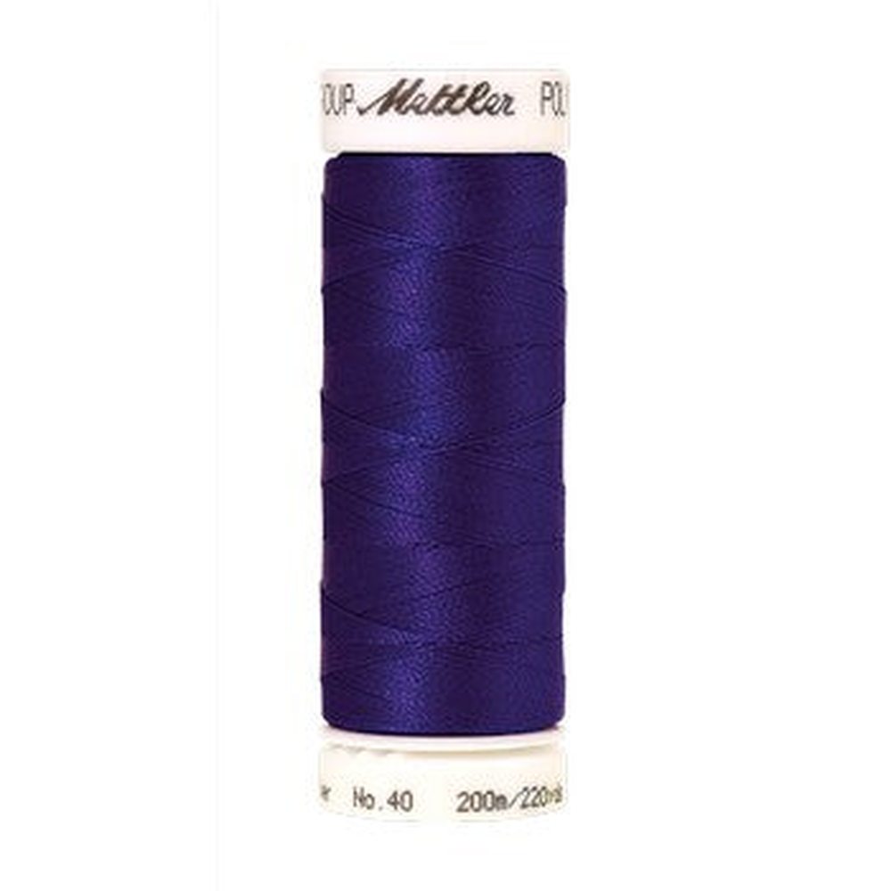 Mettler embroidery thread spool in Venetian Blue (3541) - 40wt 200m