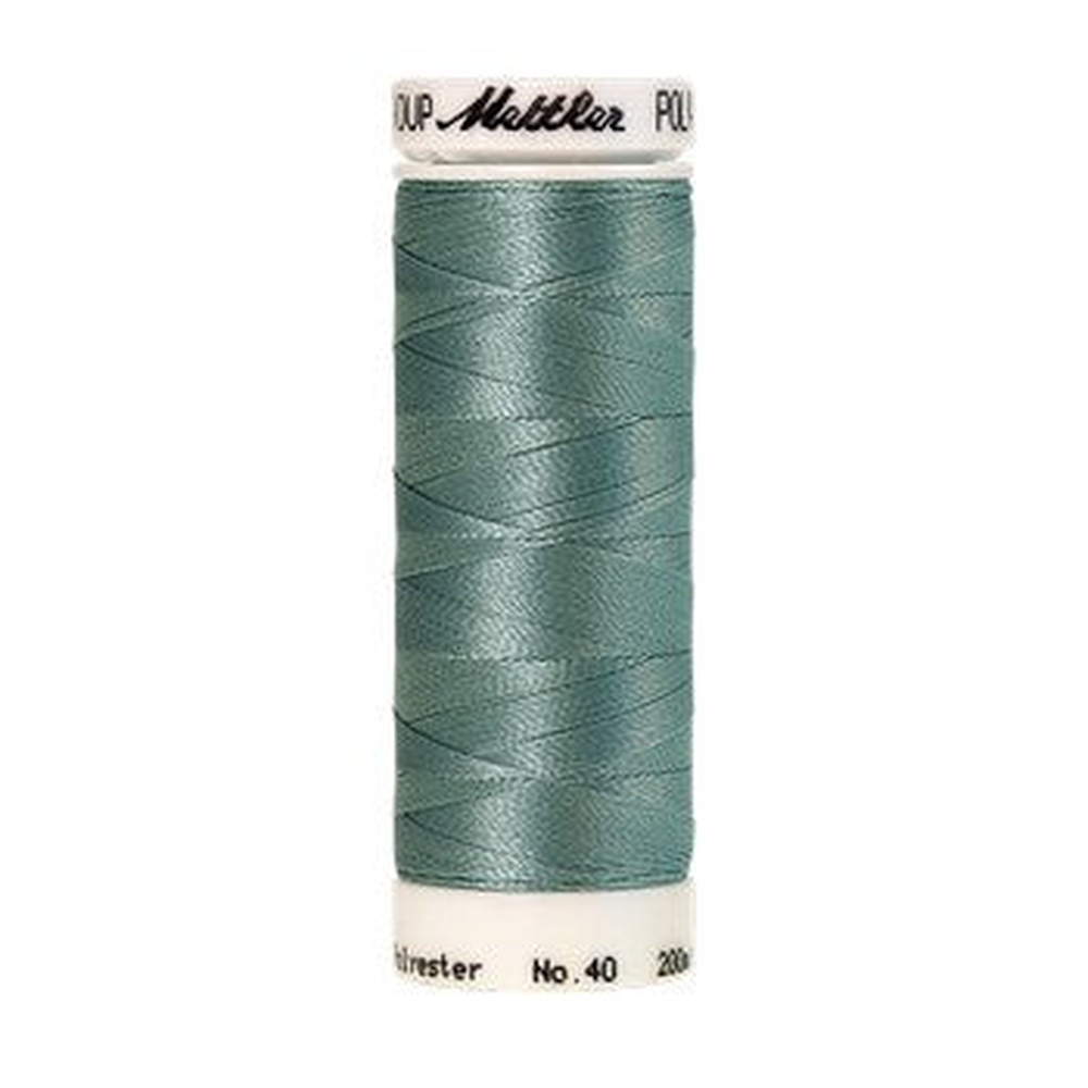 Mettler embroidery thread spool in Vintage Blue (4752) - 40wt 200m