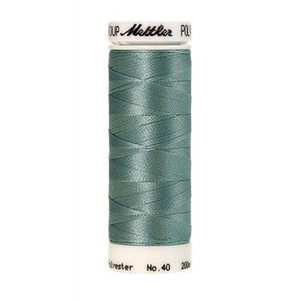 Mettler embroidery thread spool in Vintage Blue (4752) - 40wt 200m