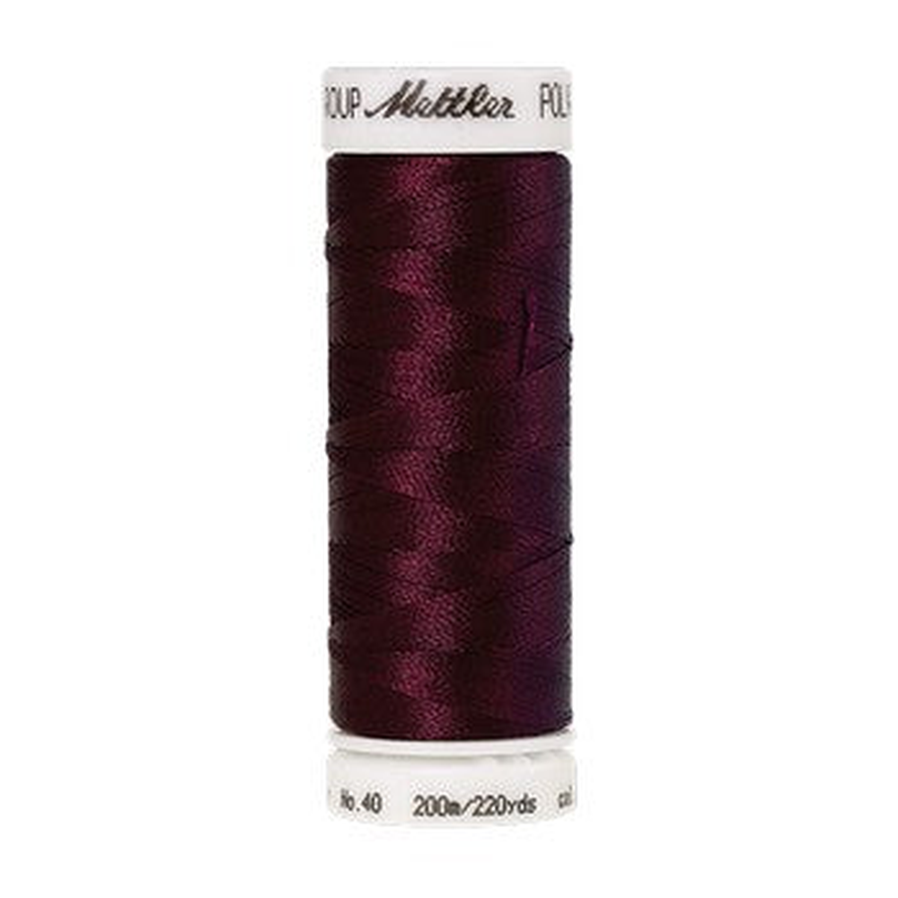 Mettler embroidery thread spool in Wine (2333) - 40wt 200m
