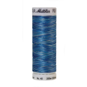 Mettler embroidery thread spool in Faded Denim (9605) - 40wt 200m