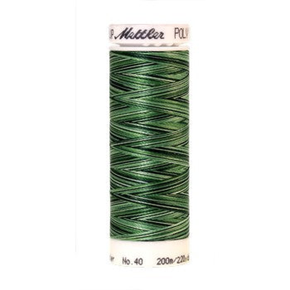 Mettler embroidery thread spool in Field Greens (9805) - 40wt 200m