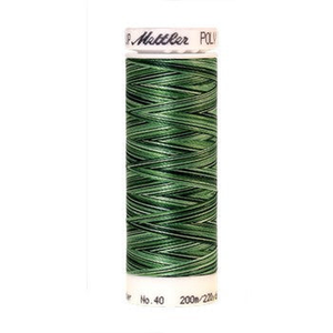 Mettler embroidery thread spool in Field Greens (9805) - 40wt 200m