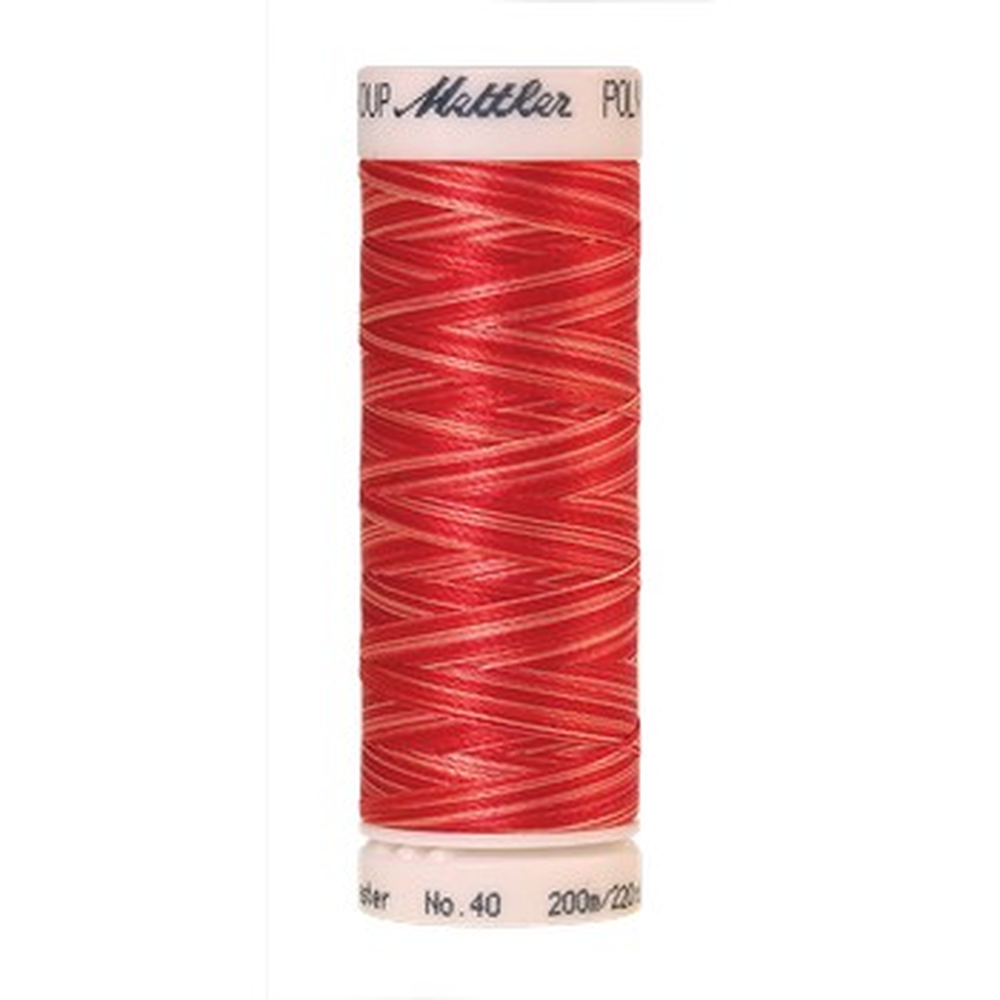 Mettler embroidery thread spool in Flesta Orange (9924) - 40wt 200m
