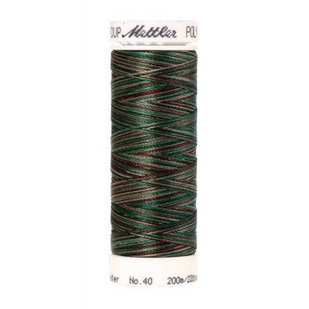 Mettler embroidery thread spool in Forest Woods (9982) - 40wt 200m