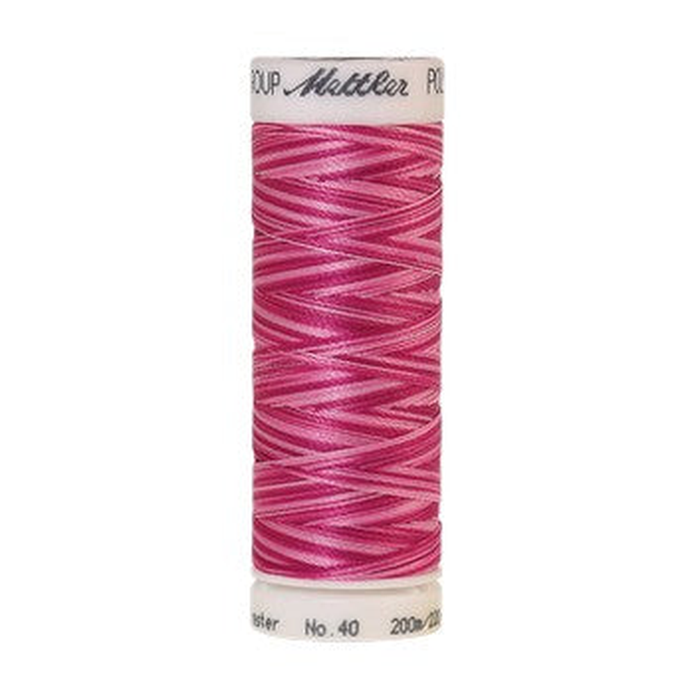 Mettler embroidery thread spool in Lipstick Pinks (9923) - 40wt 200m