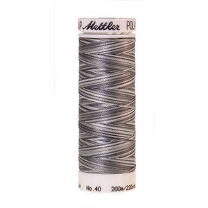 Mettler embroidery thread spool in Overcast Greys (9920) - 40wt 200m