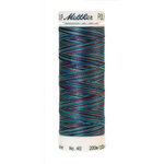 Mettler embroidery thread spool in Royal Gems (9970) - 40wt 200m