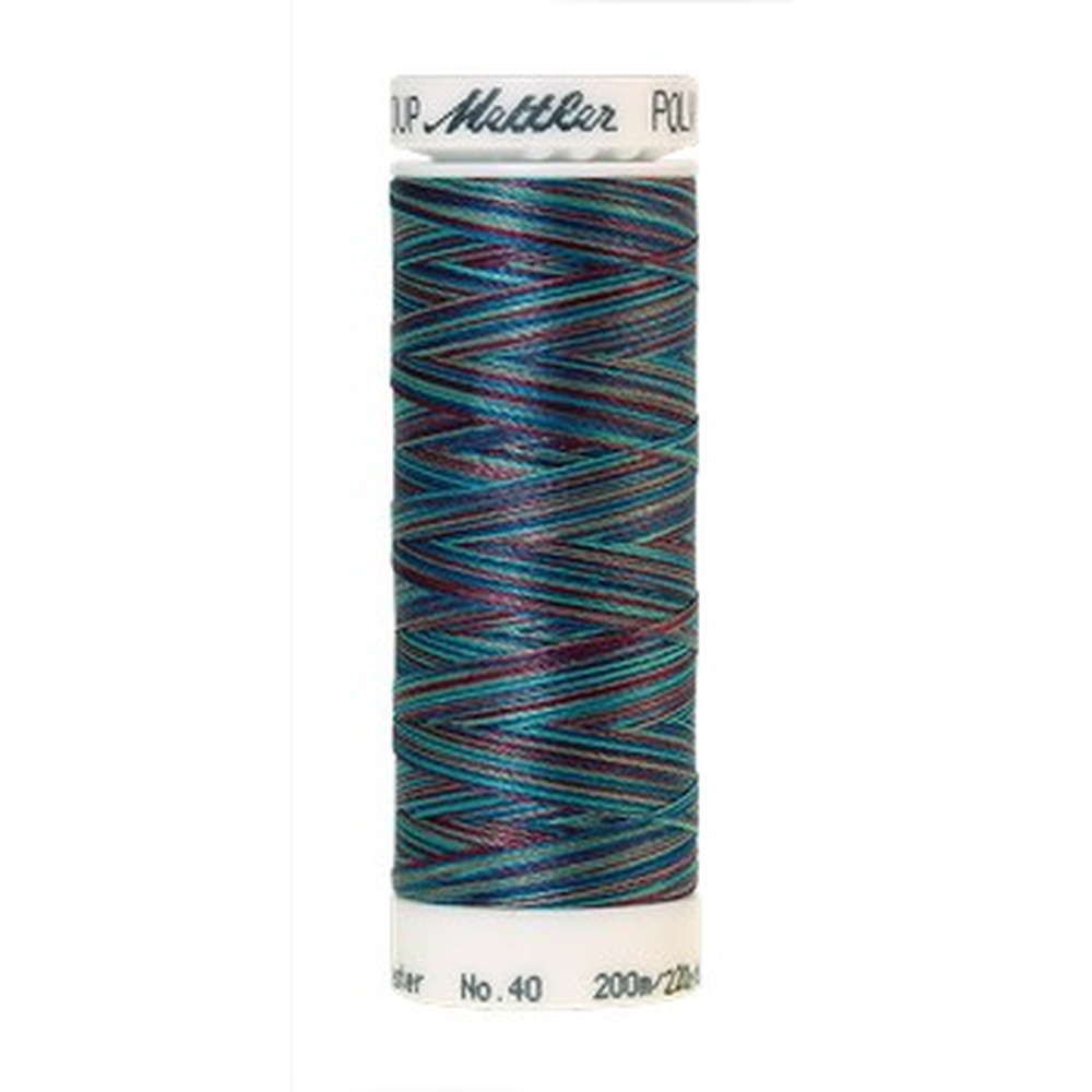 Mettler embroidery thread spool in Royal Gems (9970) - 40wt 200m