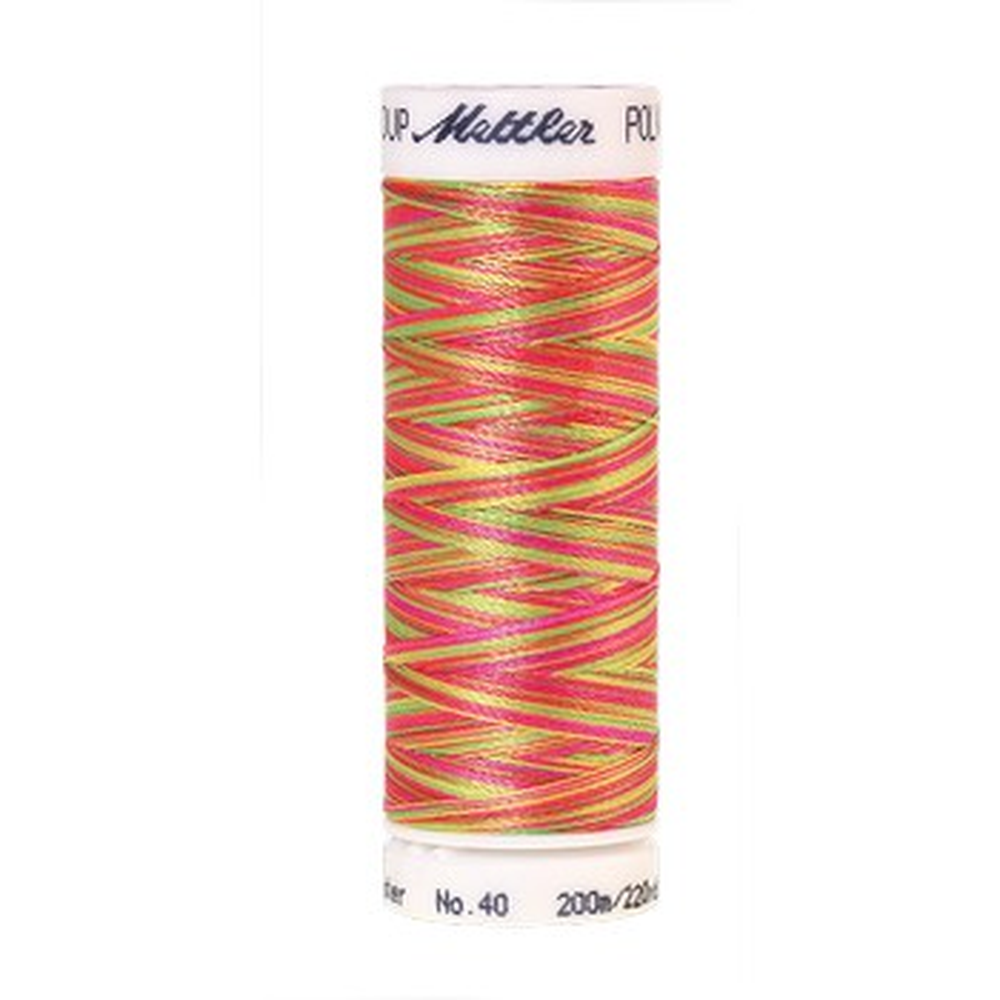 Mettler embroidery thread spool in Sporty Neons (9914) - 40wt 200m