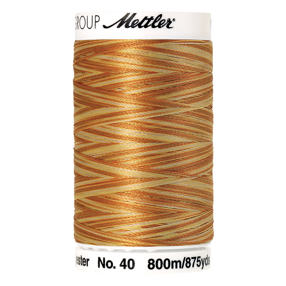 Mettler embroidery thread spool in Amber (9933) - 40wt 800m