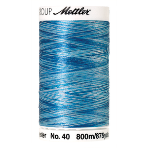 Mettler embroidery thread spool in Aqua Waters (9930) - 40wt 800m