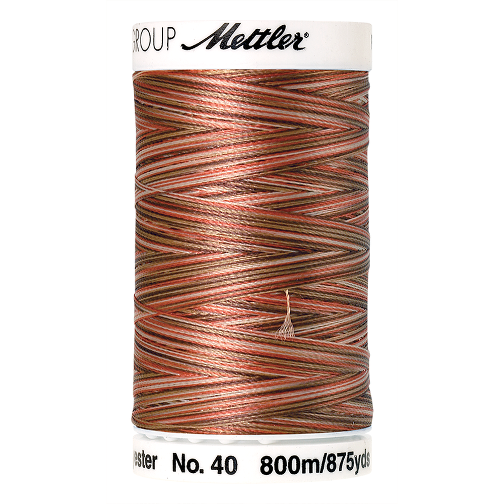Mettler embroidery thread spool in Autumn Spice (9302) - 40wt 800m