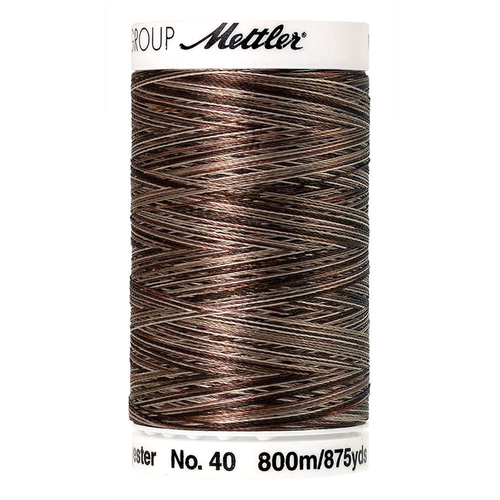 Mettler embroidery thread spool in Coffee Blends (9927) - 40wt 800m