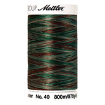 Mettler embroidery thread spool in Forest Woods (9982) - 40wt 800m