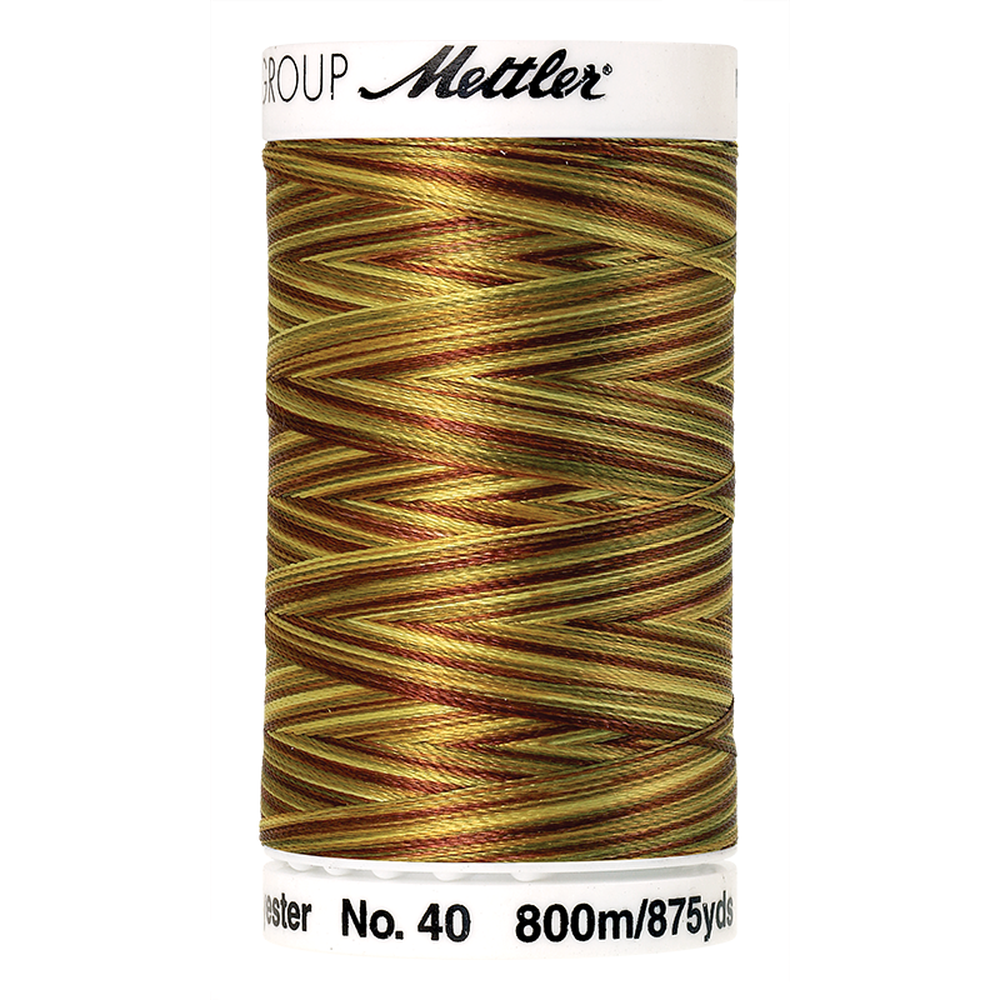 Mettler embroidery thread spool in Golden Harvest (9975) - 40wt 800m