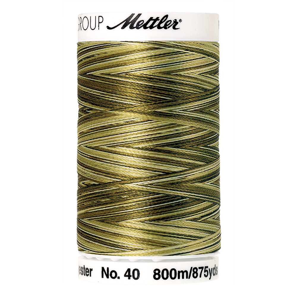 Mettler embroidery thread spool in Mossy Tones (9976) - 40wt 800m