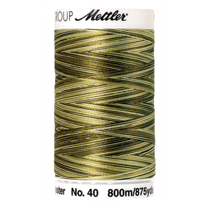 Mettler embroidery thread spool in Mossy Tones (9976) - 40wt 800m
