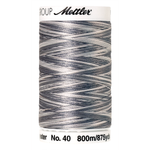 Mettler embroidery thread spool in Overcast Greys (9920) - 40wt 800m
