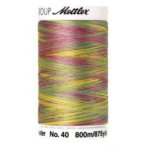 Mettler embroidery thread spool in Spring Fling (9977) - 40wt 800m