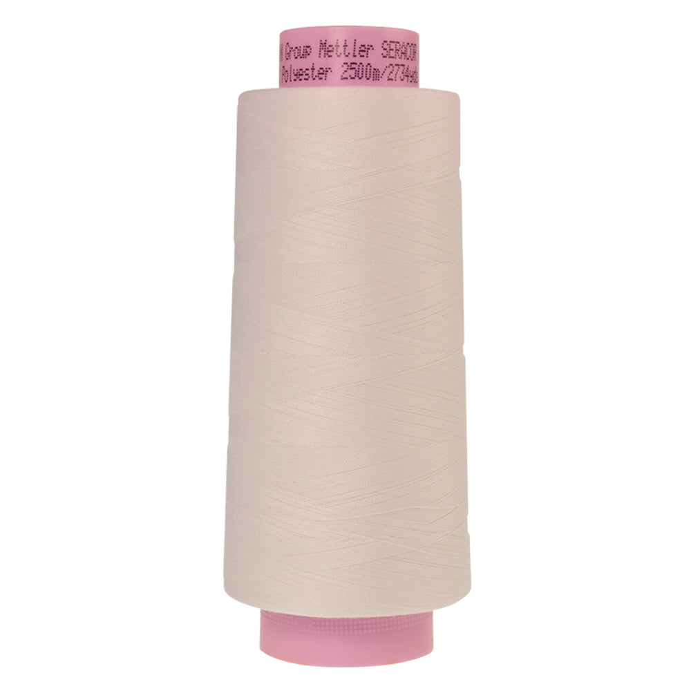 Mettler embroidery thread spool in White (2000) - 70/2 2500m