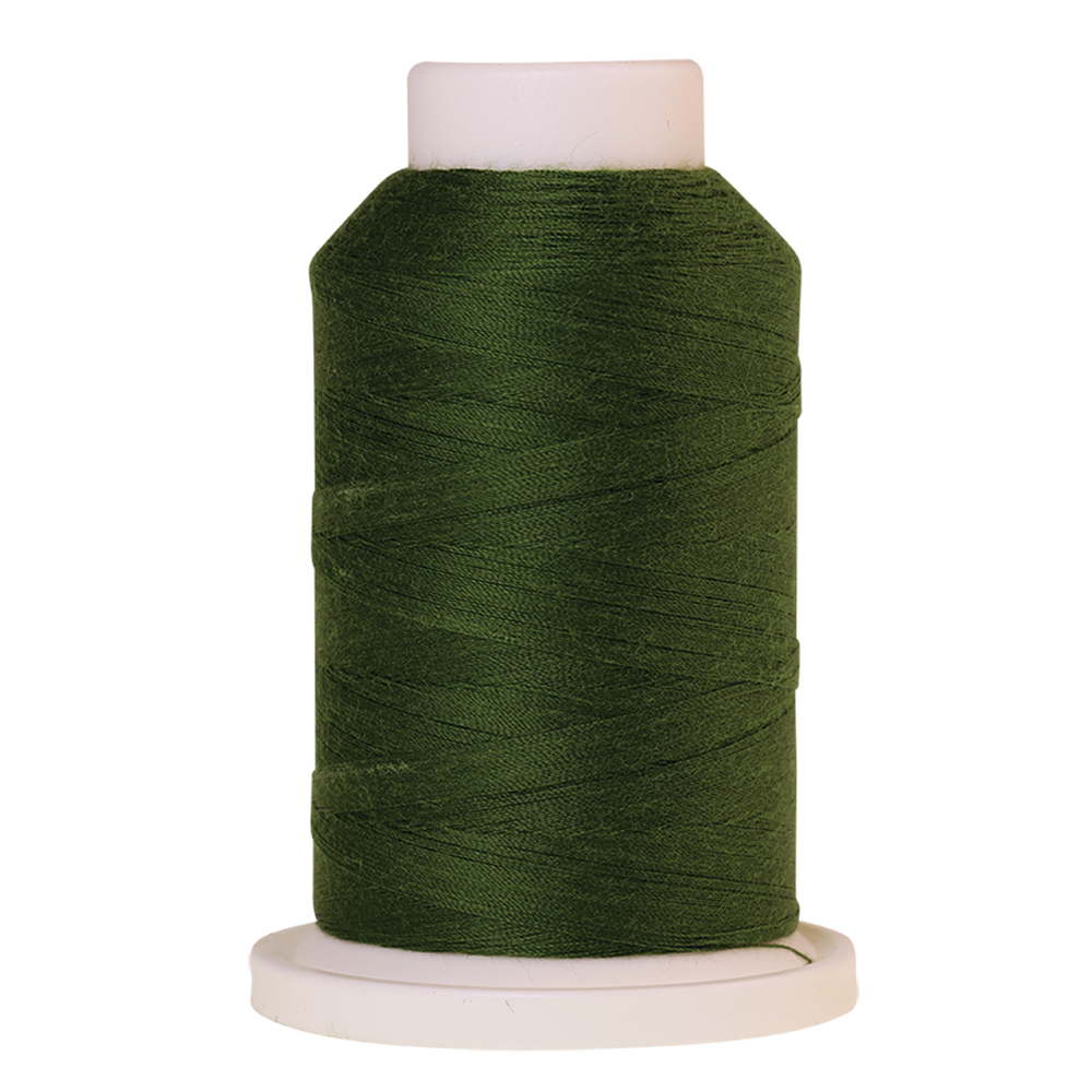 Mettler embroidery thread spool in Backyard Green (0842) - 72/2 1000m