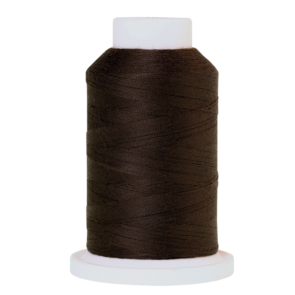 Mettler embroidery thread spool in Very Dark Brown (1002) - 72/2 1000m