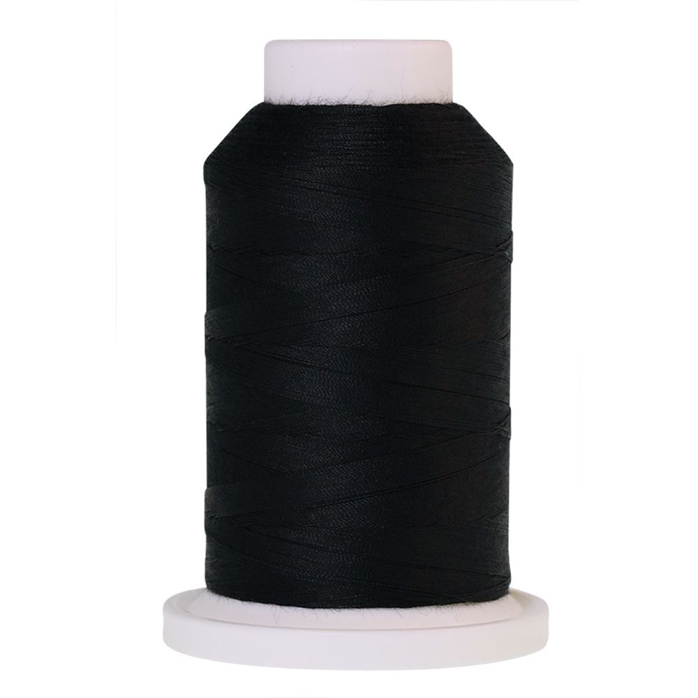 Mettler embroidery thread spool in Black (4000) - 72/2 1000m