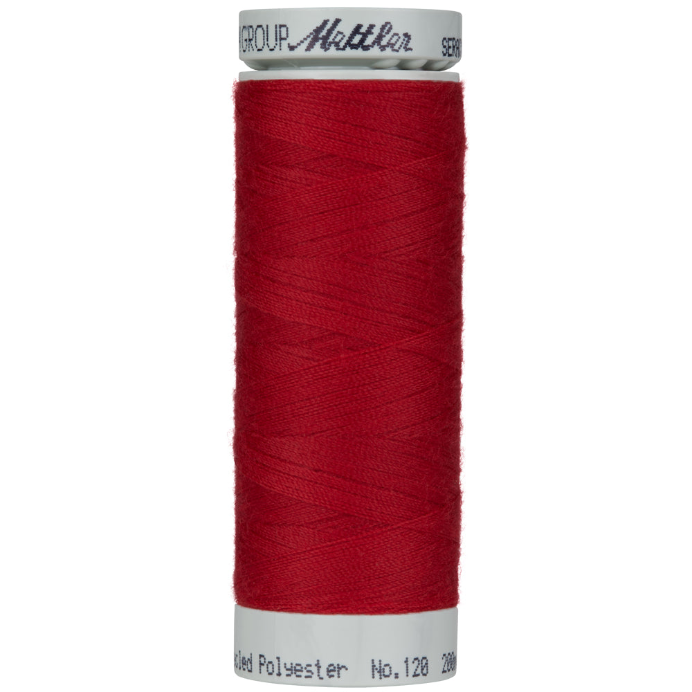 Mettler Seracycle sewing thread spool in Country Red (504) - 71/2 200m