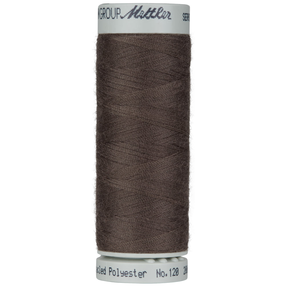 Mettler Seracycle sewing thread spool in Earthy Brown Coal (399) - 71/2 200m