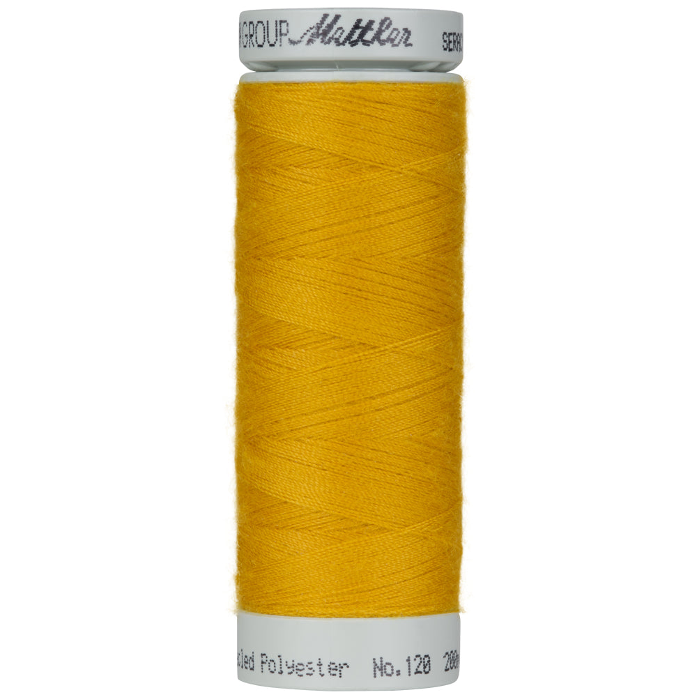 Mettler Seracycle sewing thread spool in Gold (118) - 71/2 200m