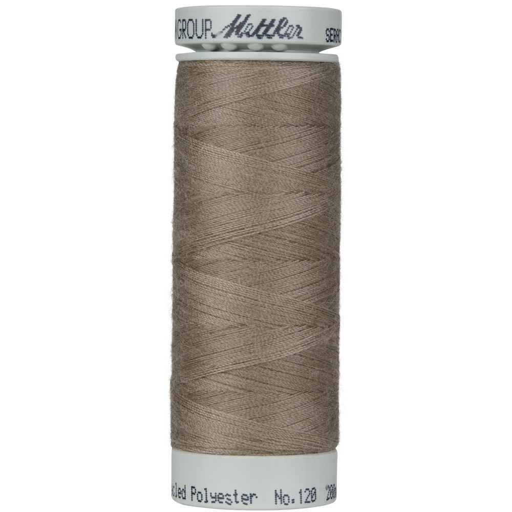 Mettler Seracycle sewing thread spool in Khaki (1228) - 71/2 200m