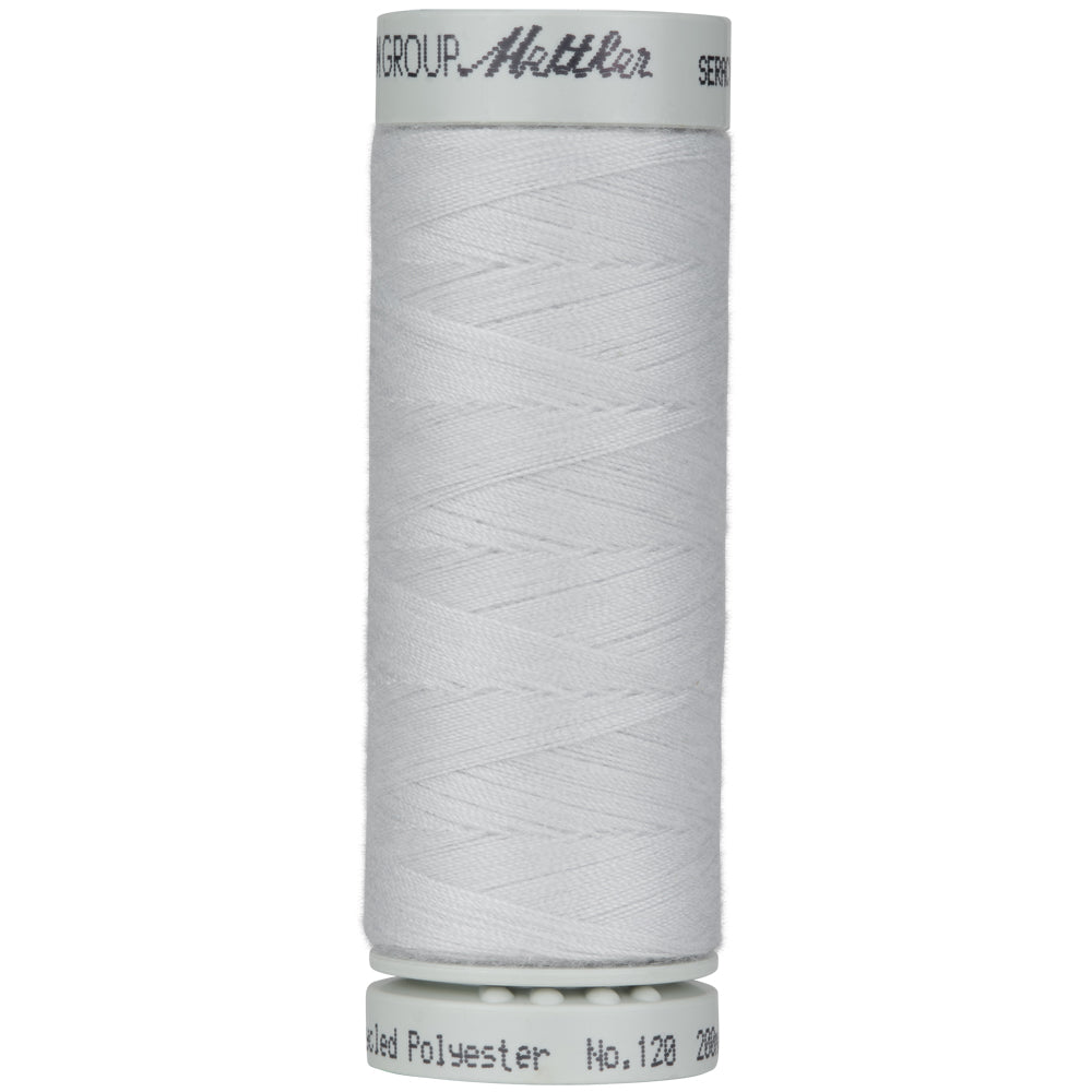 Mettler Seracycle sewing thread spool in Mystik Grey (411) - 71/2 200m