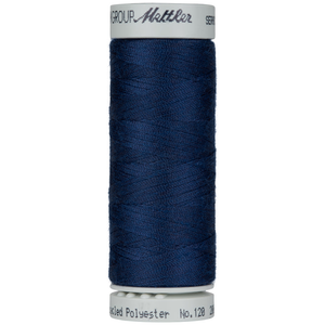 Mettler Seracycle sewing thread spool in Navy (825) - 71/2 200m