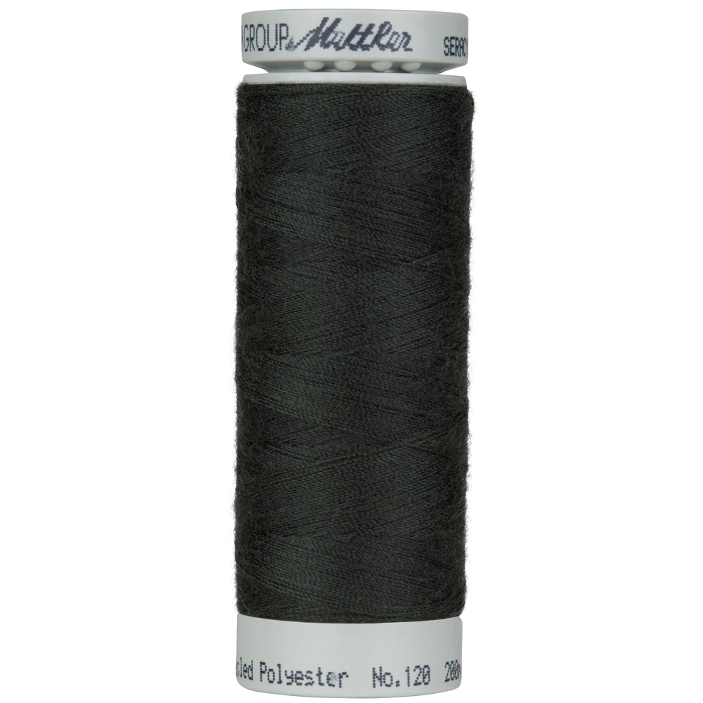 Mettler Seracycle sewing thread spool in Obsidian (1362) - 71/2 200m