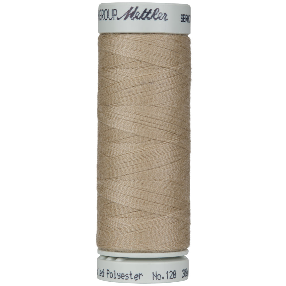 Mettler Seracycle sewing thread spool in Sandstone (1222) - 71/2 200m