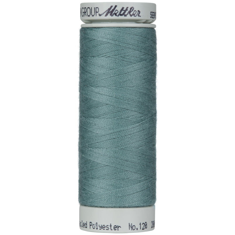 Mettler Seracycle sewing thread spool in Vintage Blue (1214) - 71/2 200m