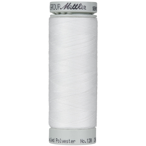 Mettler Seracycle sewing thread spool in White (2000) - 71/2 200m