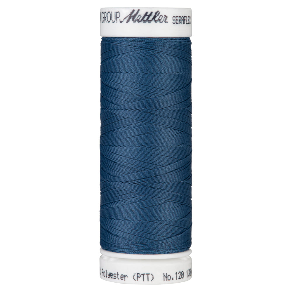 Mettler embroidery thread spool in Blue Agate (0698) - 83/3 130m
