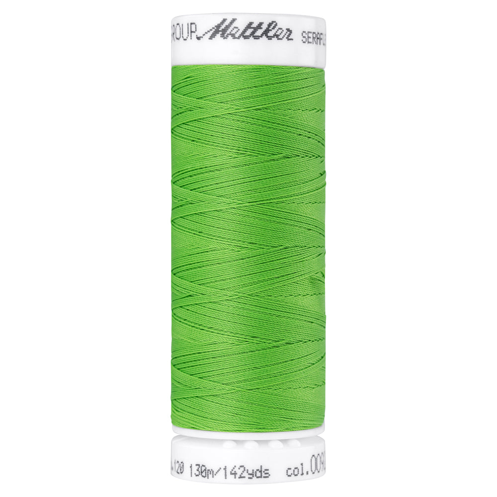 Mettler embroidery thread spool in Bright Mint (0092) - 83/3 130m
