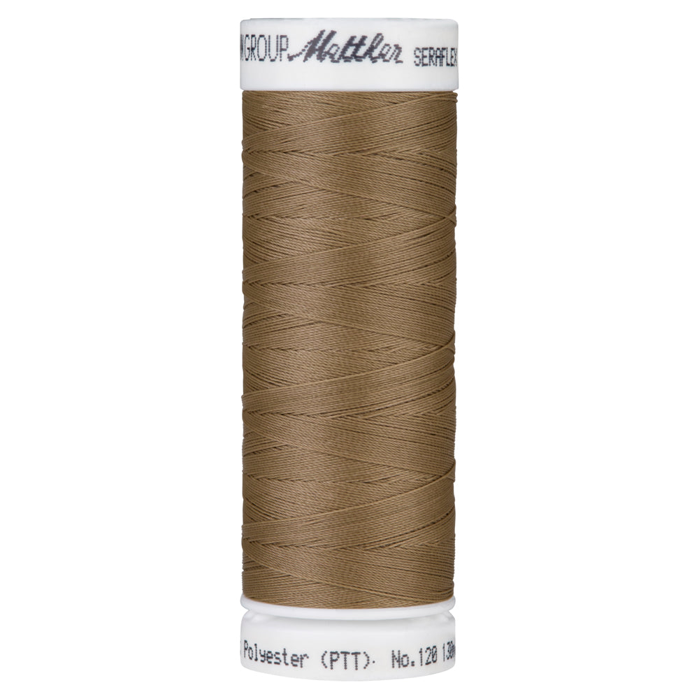 Mettler embroidery thread spool in Brown Mushroom (0387) - 83/3 130m