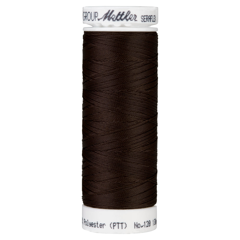 Mettler embroidery thread spool in Chocolate (0428) - 83/3 130m