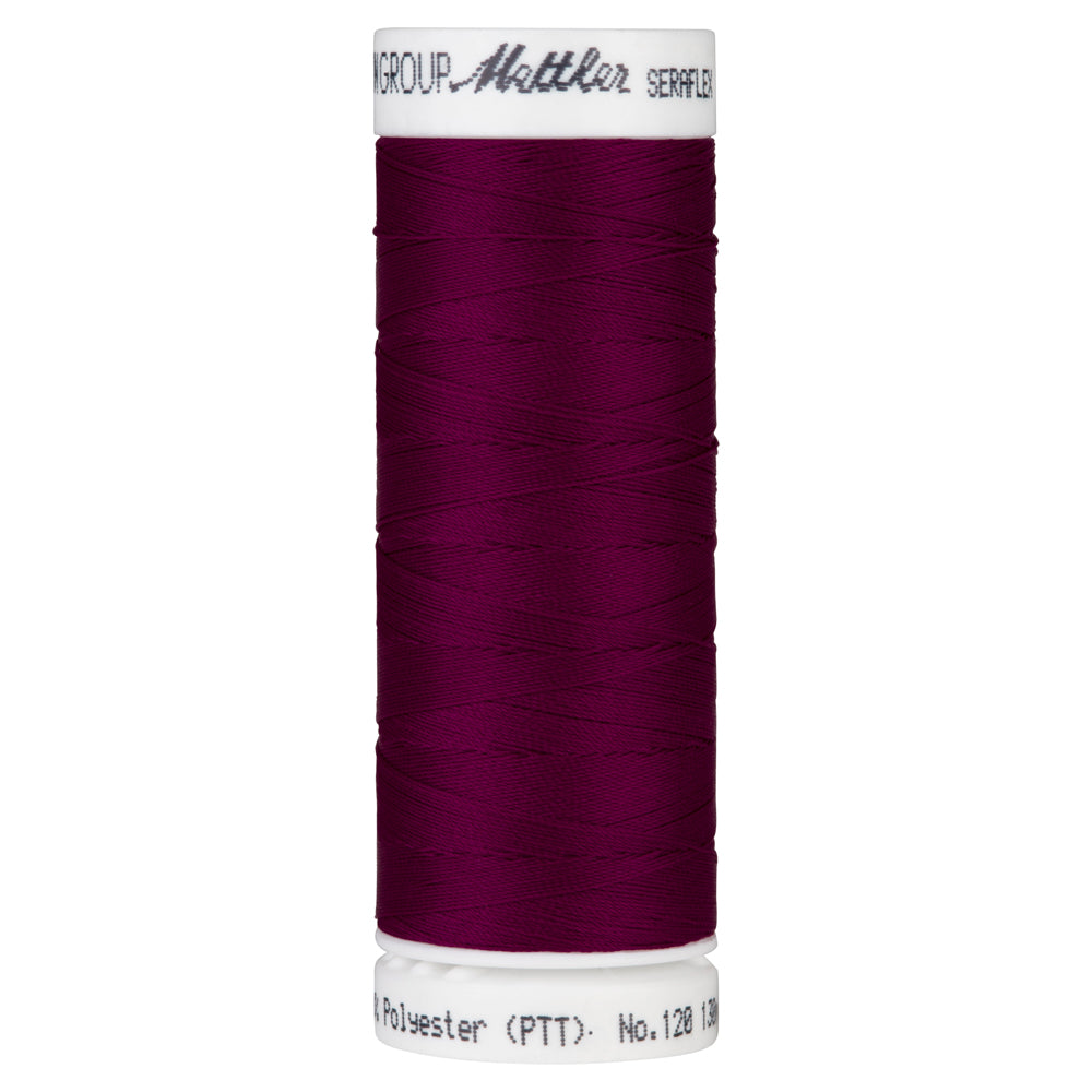 Mettler embroidery thread spool in Dark Current (1067) - 83/3 130m