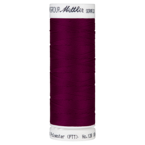 Mettler embroidery thread spool in Dark Current (1067) - 83/3 130m
