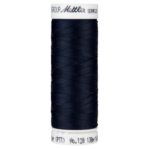 Mettler embroidery thread spool in Darkest Blue (0821) - 83/3 130m