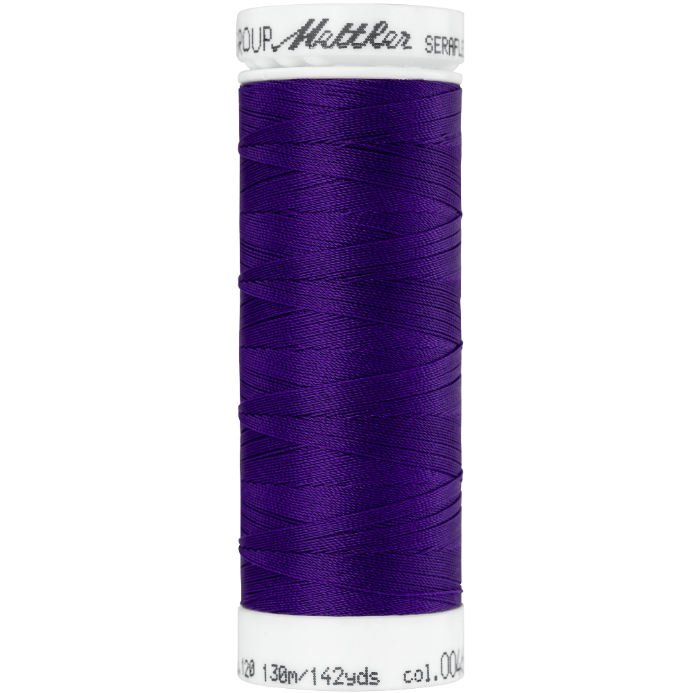 Mettler embroidery thread spool in Deep Purple (0046) - 83/3 130m