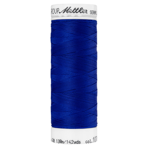 Mettler embroidery thread spool in Fire Blue (1078) - 83/3 130m